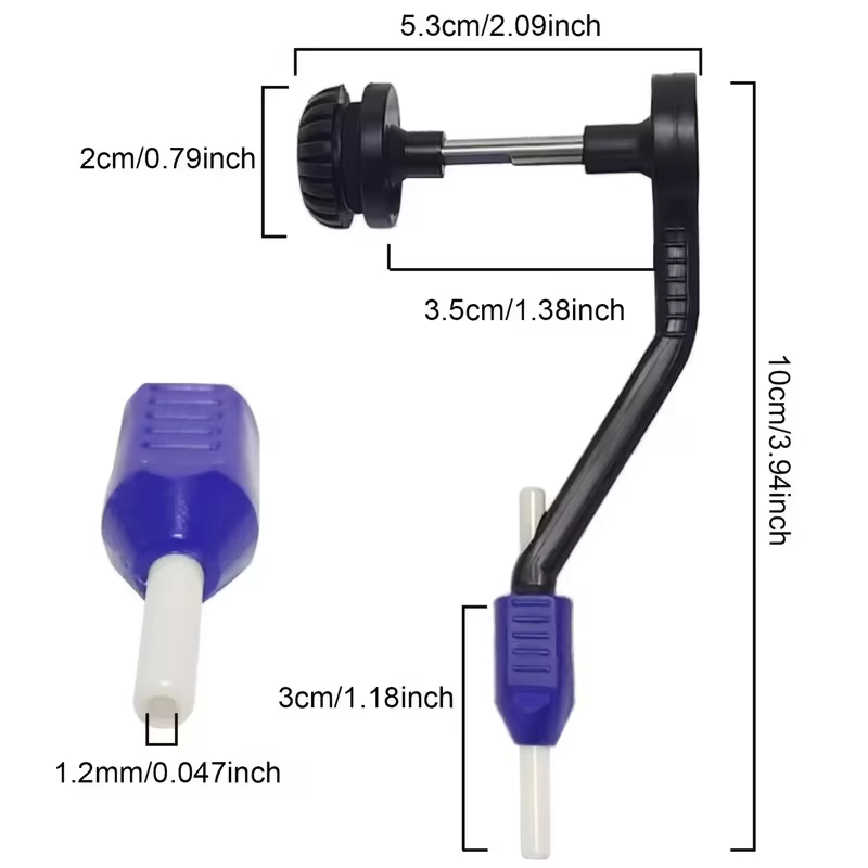 2PCS Fly Tying Bobbin Holder C - огляд і ціна Fishing Line Winder