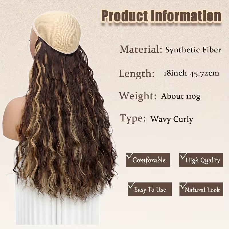 18Inch Synthetic Long Wavy Cul - огляд і ціна Tippet Line
