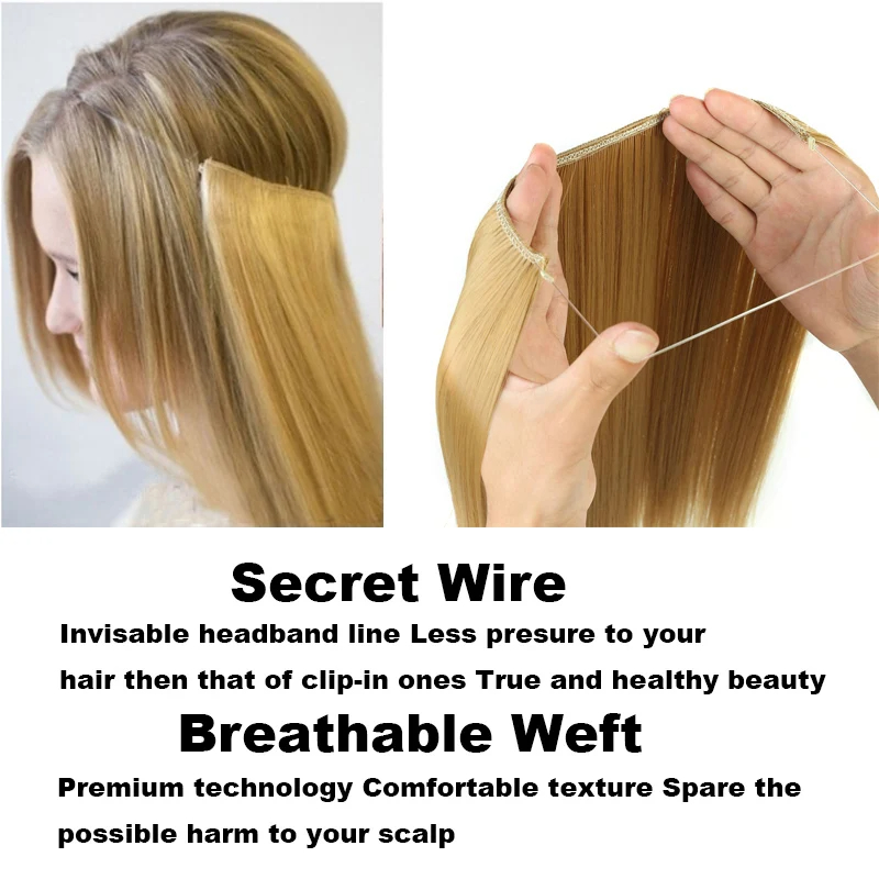Fish Line Hair Extension Piece - огляд і ціна Tippet Line